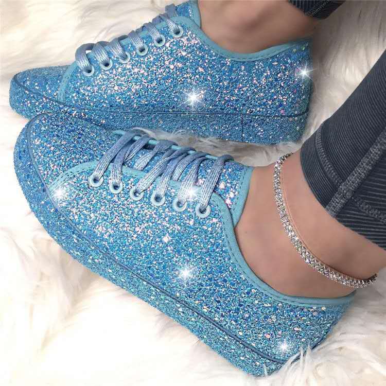 Levoire | avec des paillettes brillantes BLEU 35