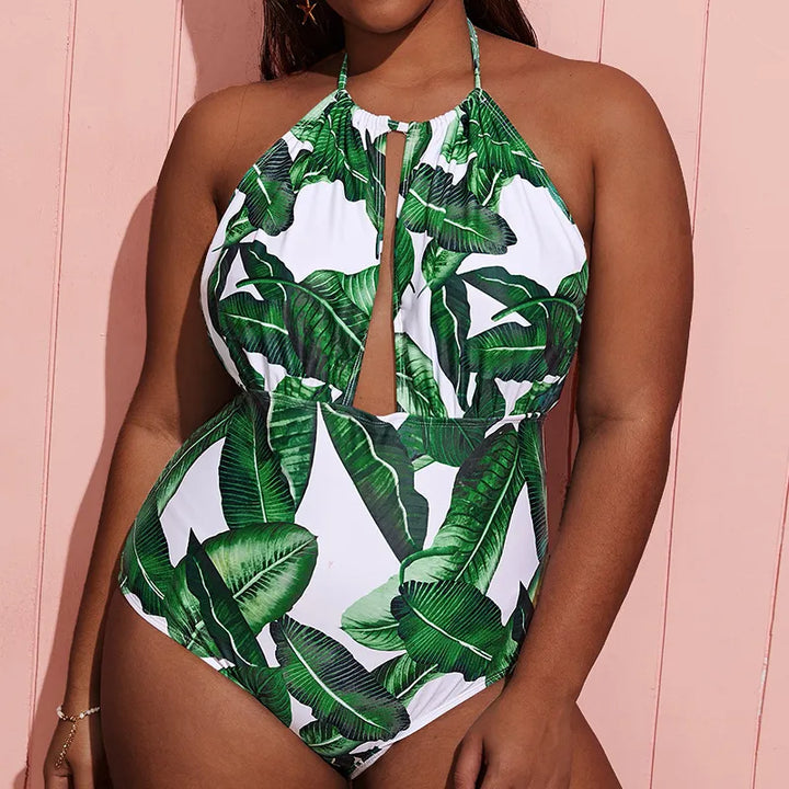 Levoire | Maillot de Bain Une Pièce, Ouvert, Dos Nu VERT