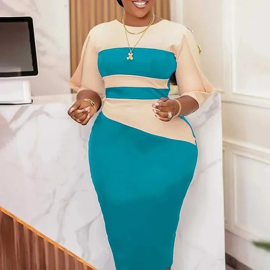 Levoire | Robe Étroit Coloré Eau