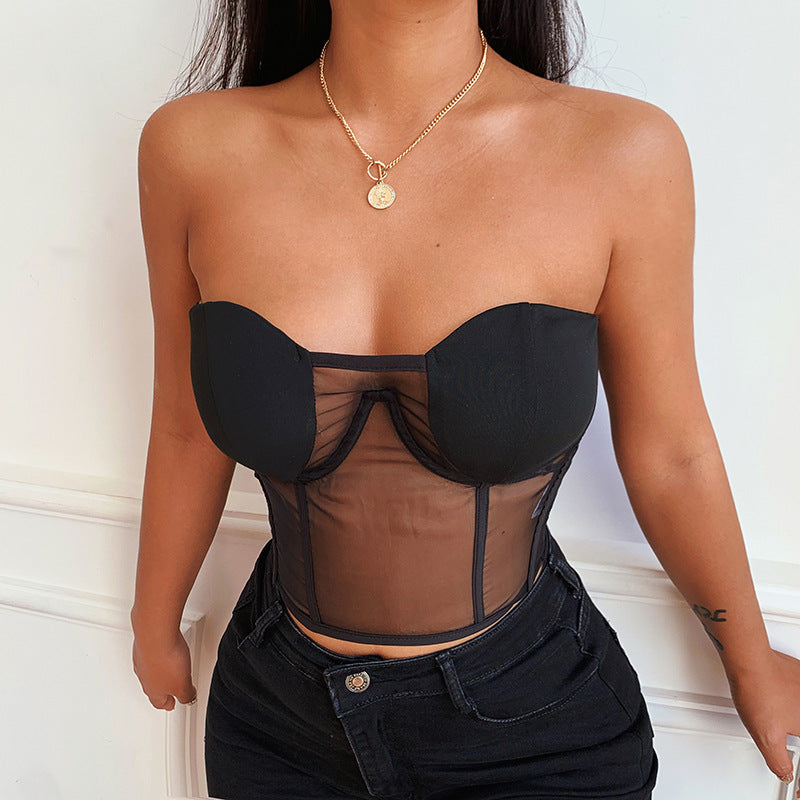 Levoire | corset en corde transparent