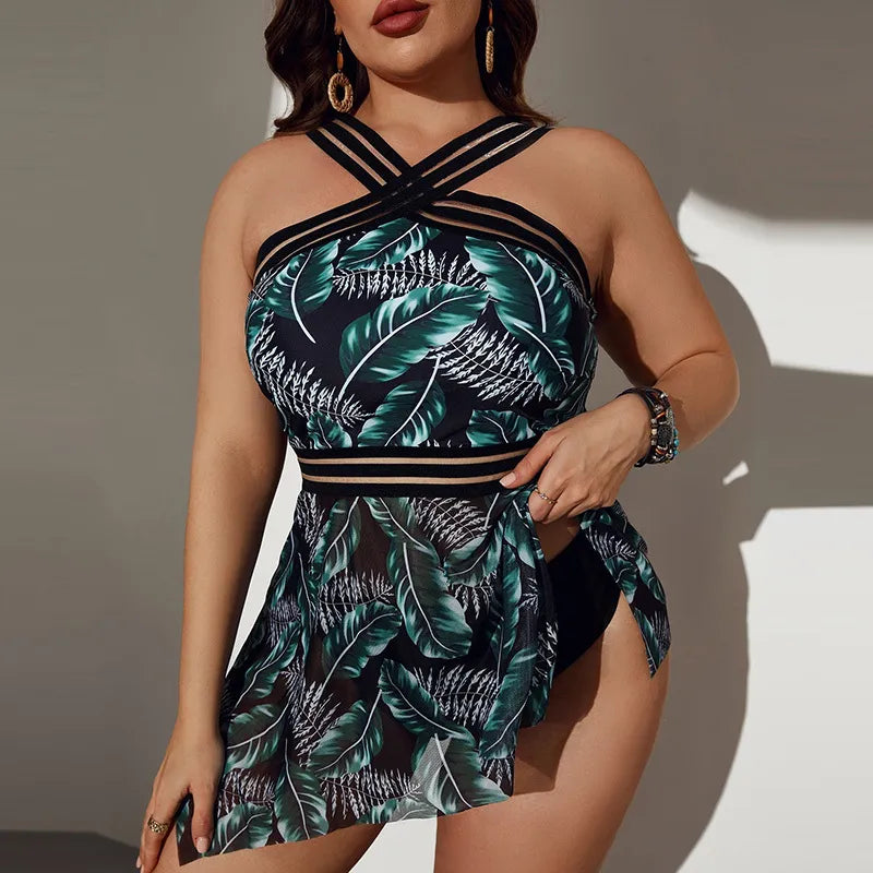 Levoire | Ensemble de Bain 3 Pièces Imprimé VERT