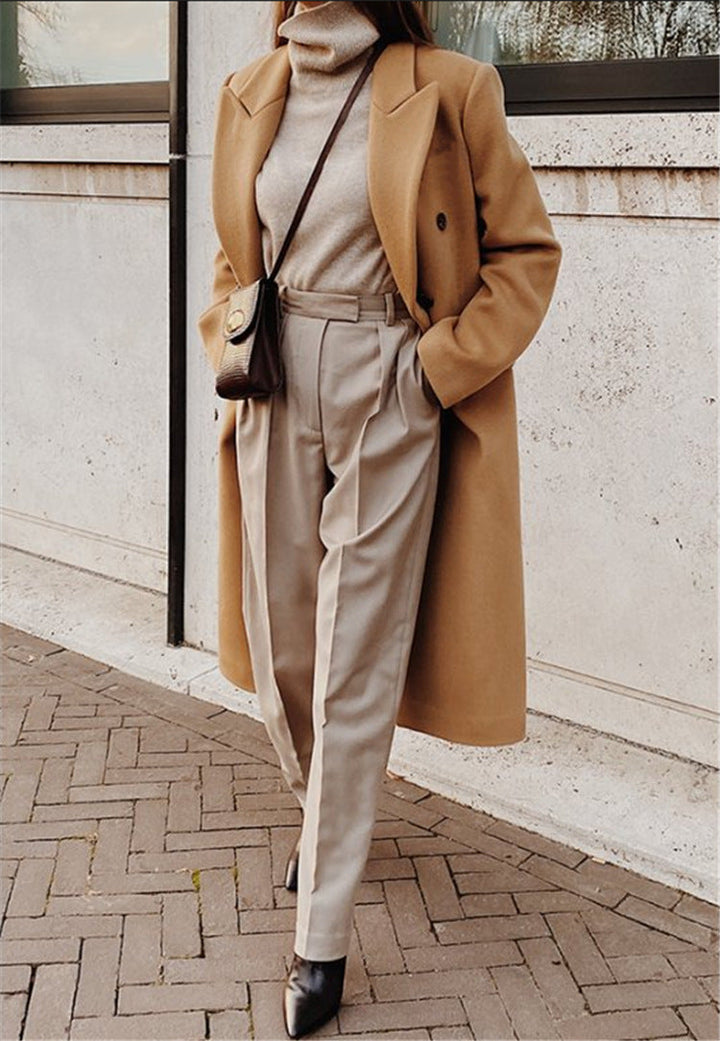 Levoire | Veste à double cordon de serrage unie KHAKI S