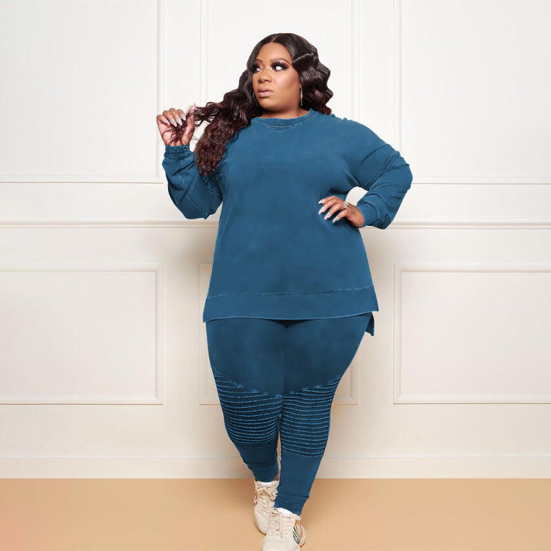 Levoire | T-shirt à manches longues Jogging BLEU