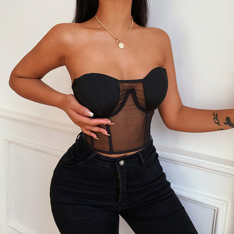 Levoire | corset en corde transparent