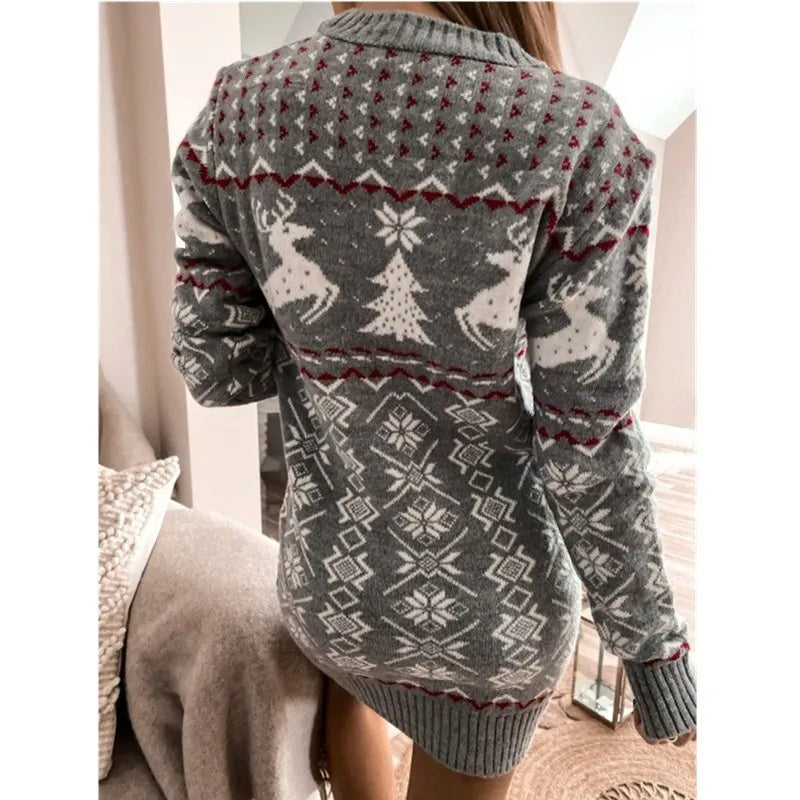 Levoire | Pull Court à Manches Longues en Jacquard
