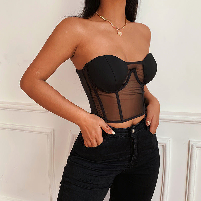 Levoire | corset en corde transparent