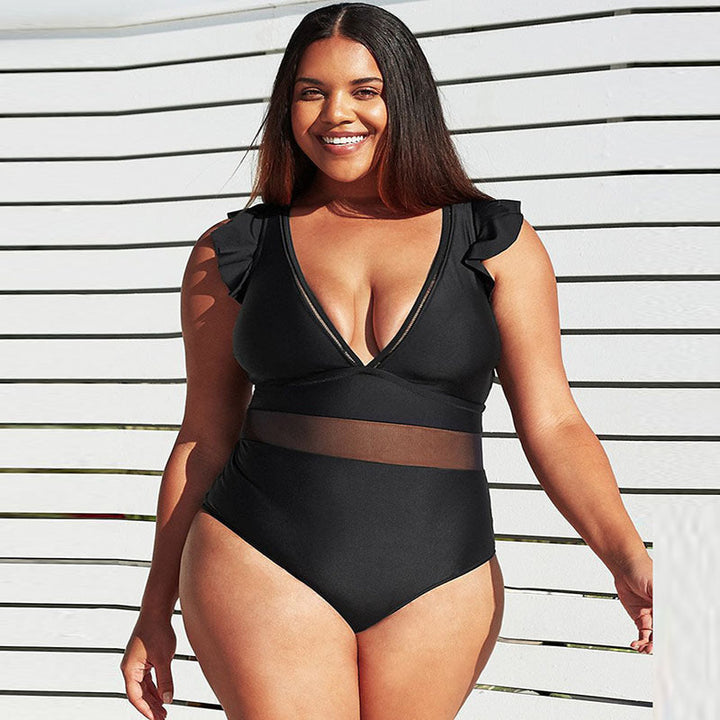Levoire | Maillot de bain à encolure en V NOIR
