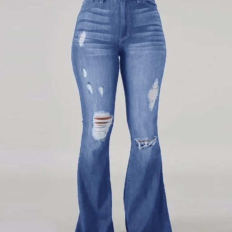 Levoire | Taille haute Déchiré Värkitys VALE BLEU