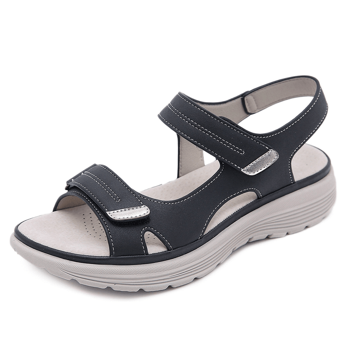 Levoire | Sandales orthopédiques confortables Noir