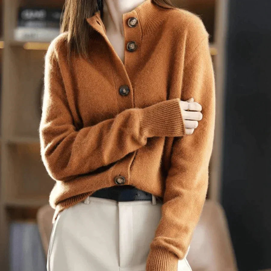 Levoire | Pull Long À Manches Chaudes Avec Liste De Boutons