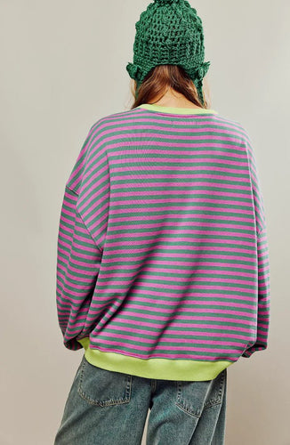 Levoire | Pull Surdimensionné Rayé
