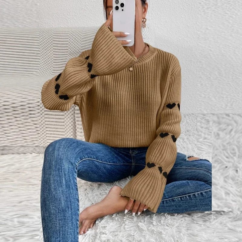 Levoire | Pull D'Hiver Décontracté Et Raffiné marron