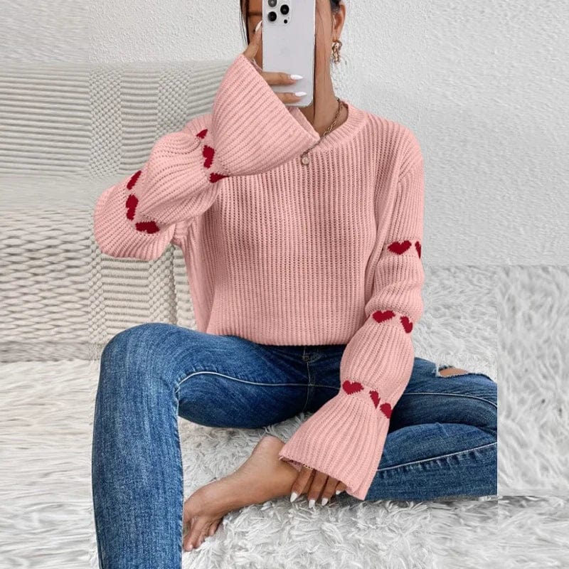 Levoire | Pull D'Hiver Décontracté Et Raffiné Rose