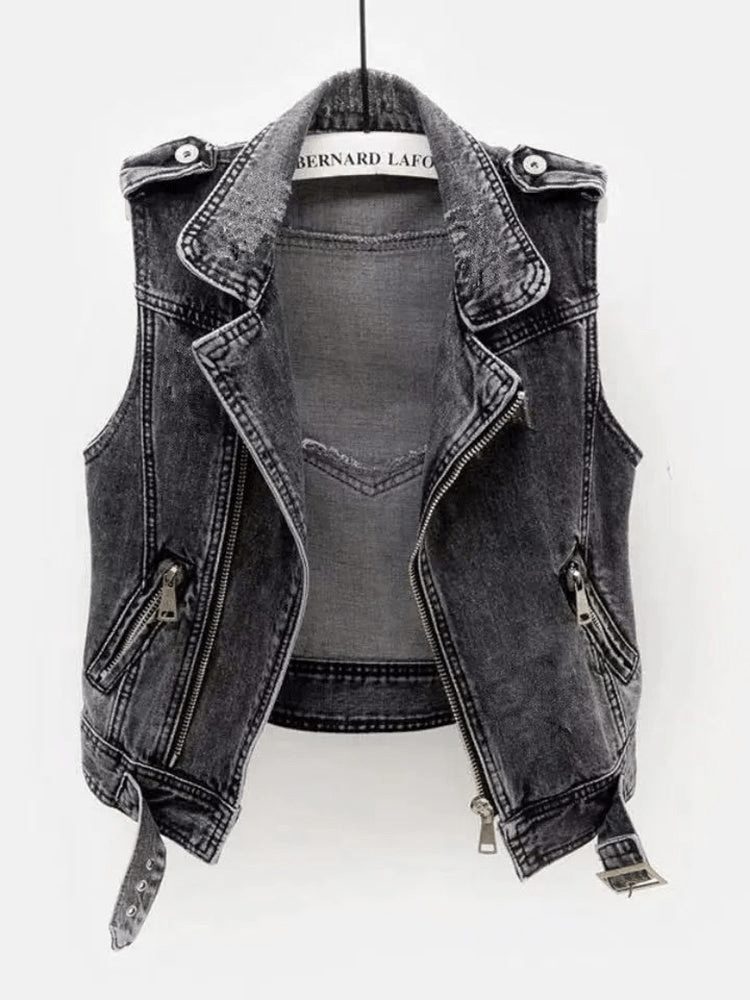 Levoire | Gilet sans manches denim femme