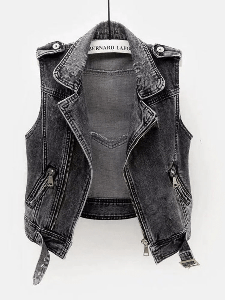 Levoire | Gilet sans manches denim femme
