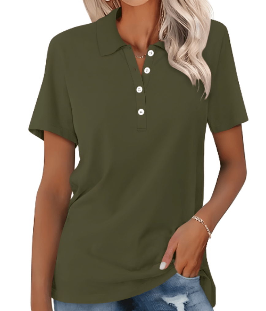 Levoire | Polo durable femme Design classique & confortable Vert