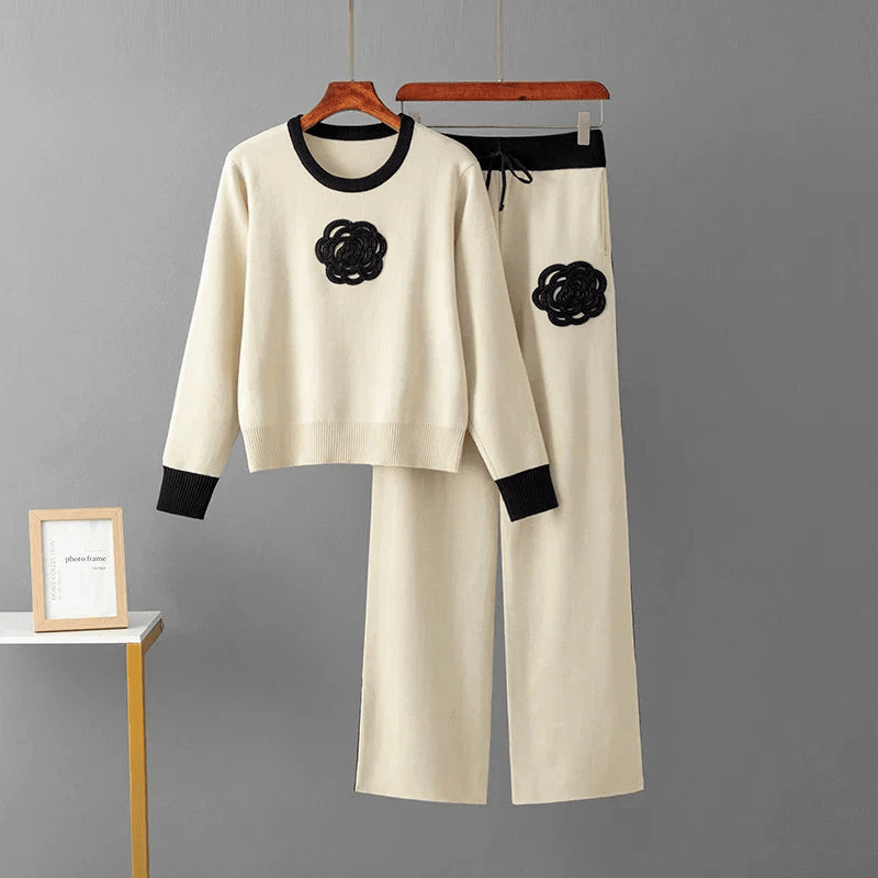 Levoire | Costume femme à deux pièces confortable Beige Taille unique