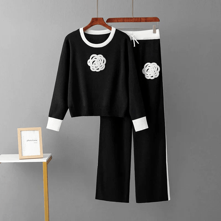 Levoire | Costume femme à deux pièces confortable Noir Taille unique