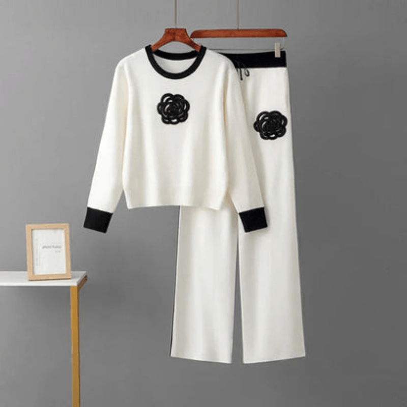 Levoire | Costume femme à deux pièces confortable Blanc Taille unique