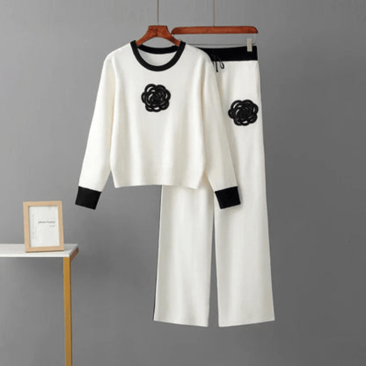 Levoire | Costume femme à deux pièces confortable Blanc Taille unique