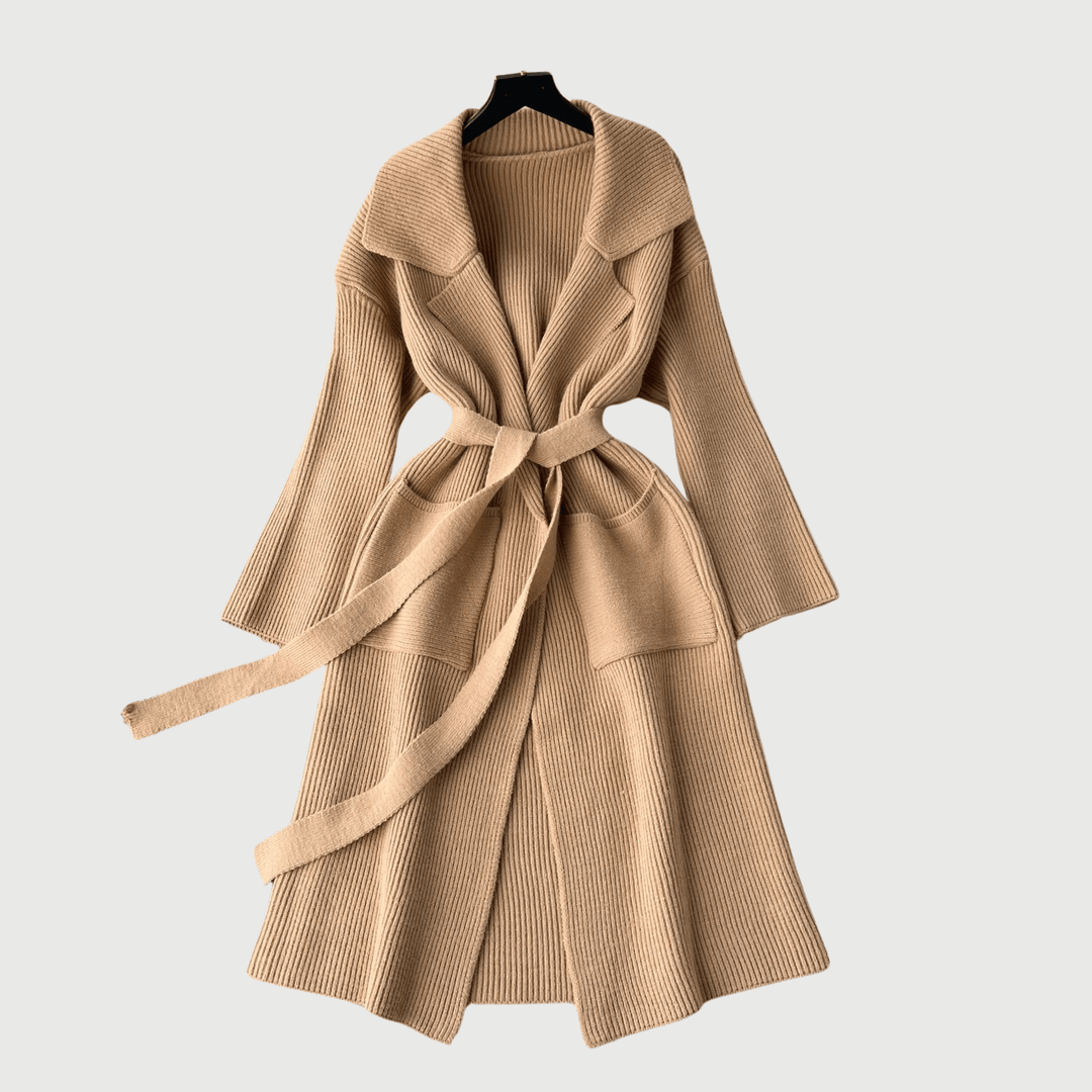 Levoire | Pull-Over Manteau À Manches Longues Pour Femmes Marron clair