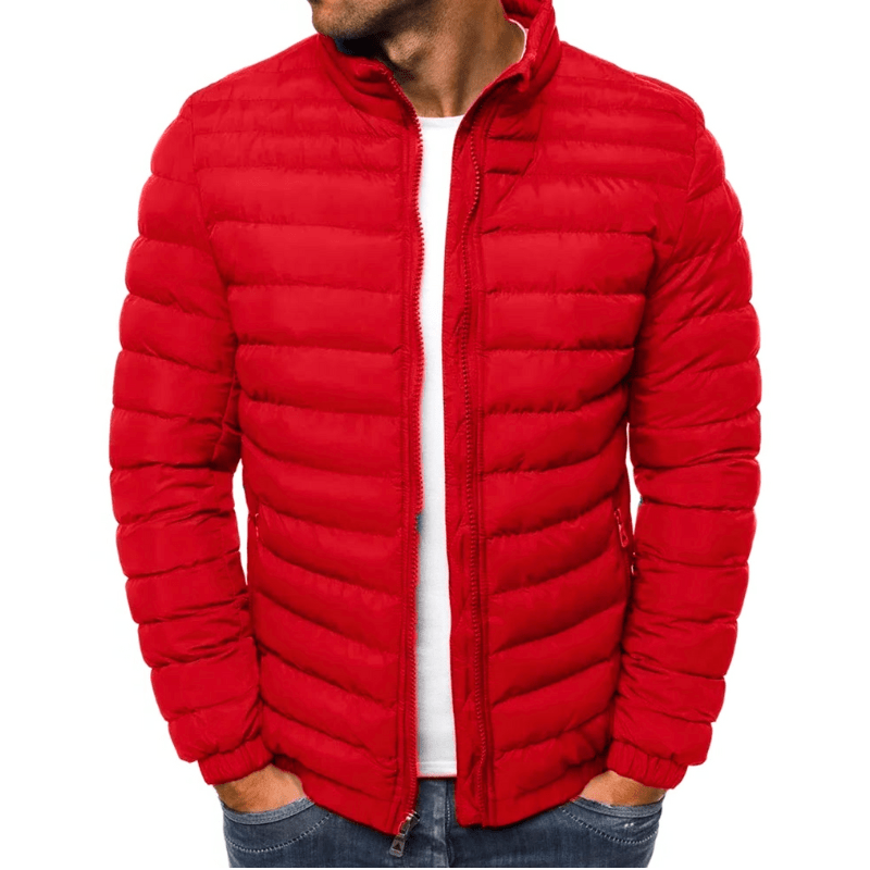 Levoire | Veste pour hommes rembourrée Chaude & Confortable Rot