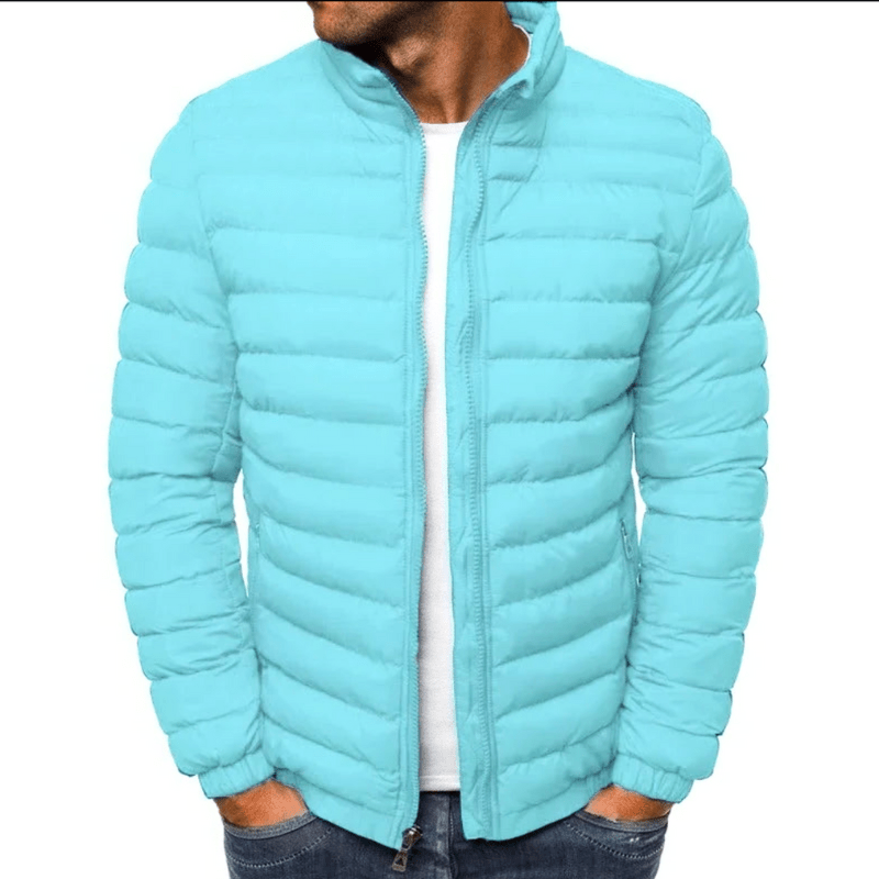 Levoire | Veste pour hommes rembourrée Chaude & Confortable Bleu clair