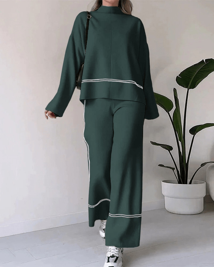 Levoire | Mode femme décontractée sans effort Ensemble Confortable & Tendance Vert
