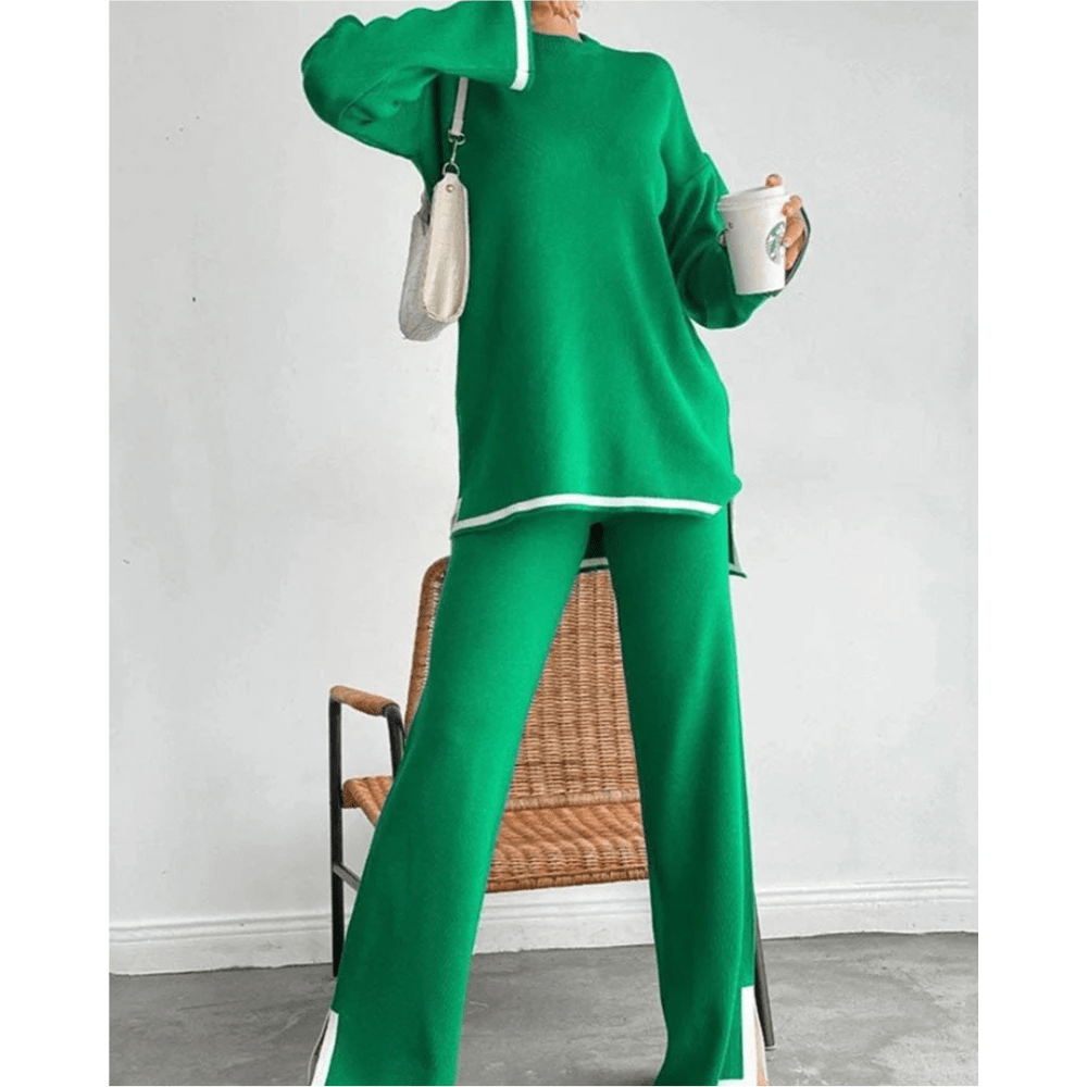 Levoire | Ensemble de loungewear confortable taille plus pour femmes Vert