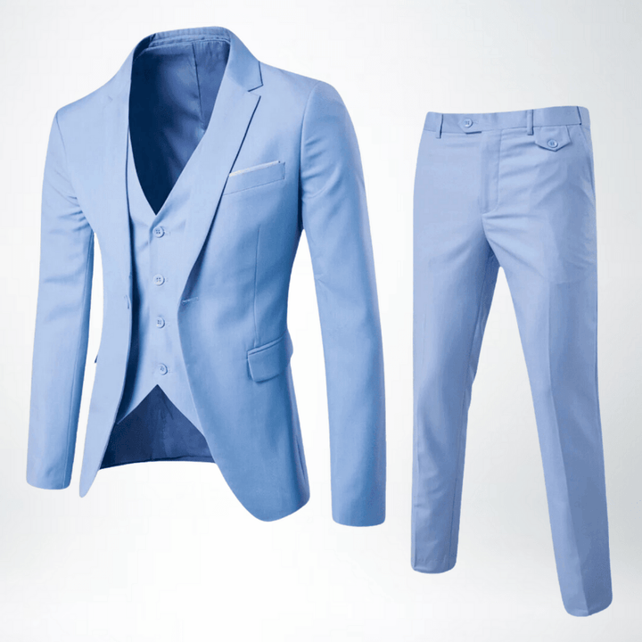 Levoire | Costume Trois Pièces Chic Homme Bleu clair