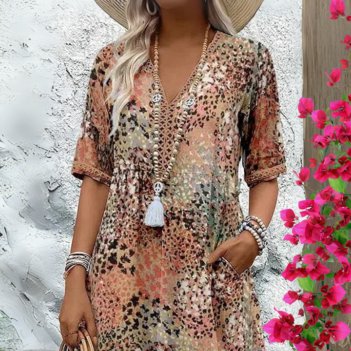 Levoire | Robe Midi Boho Pour Femmes Fluide, Légère & Parfaite Pour Chaque Occasion