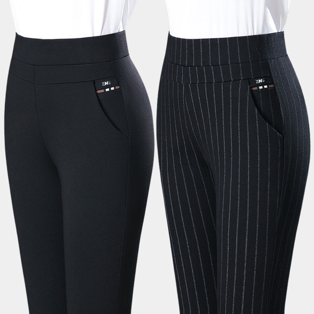 Levoire | Pantalon Stretch Pour Femmes Pantalon Taille Haute Pour Looks Élégants Et Confortables