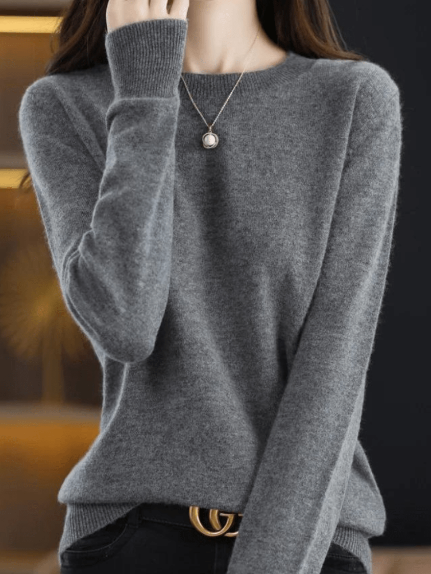 Levoire | Pull doux et stylé à manches longues confortable et tendance Gris