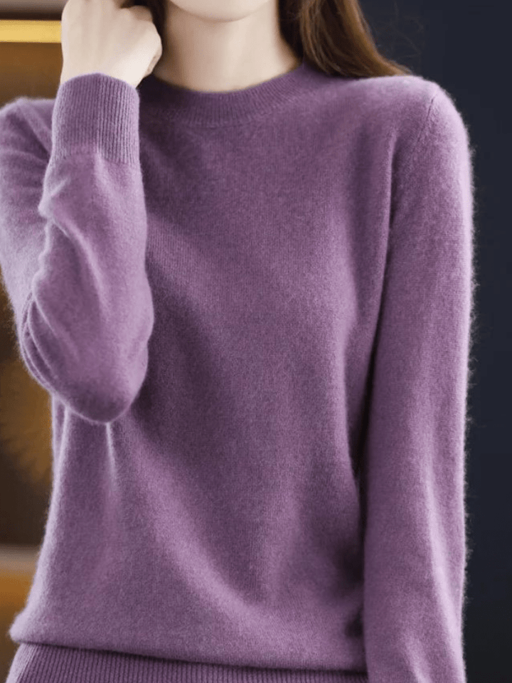 Levoire | Pull doux et stylé à manches longues confortable et tendance Violet