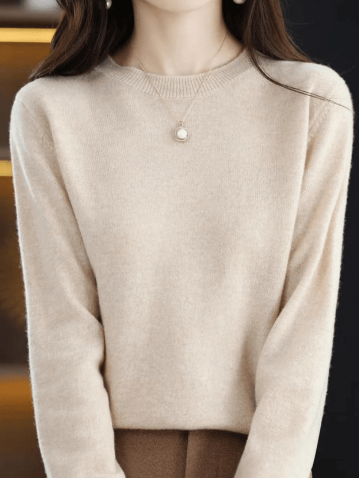 Levoire | Pull doux et stylé à manches longues confortable et tendance Beige