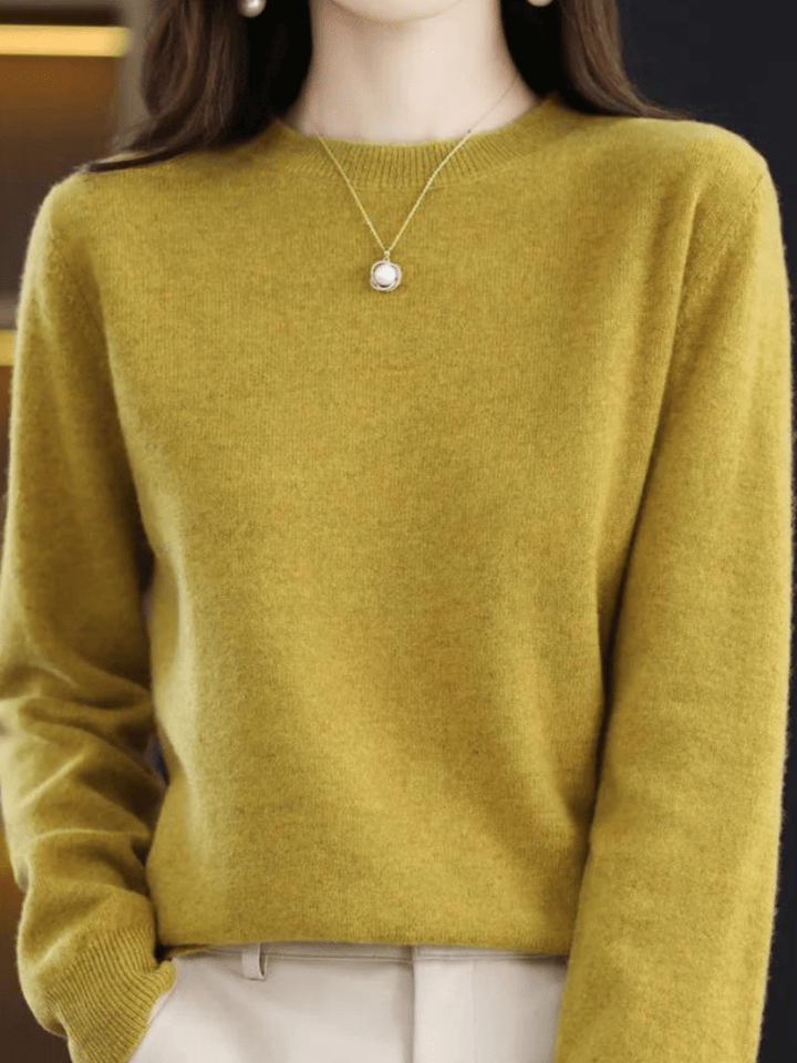 Levoire | Pull doux et stylé à manches longues confortable et tendance Citron