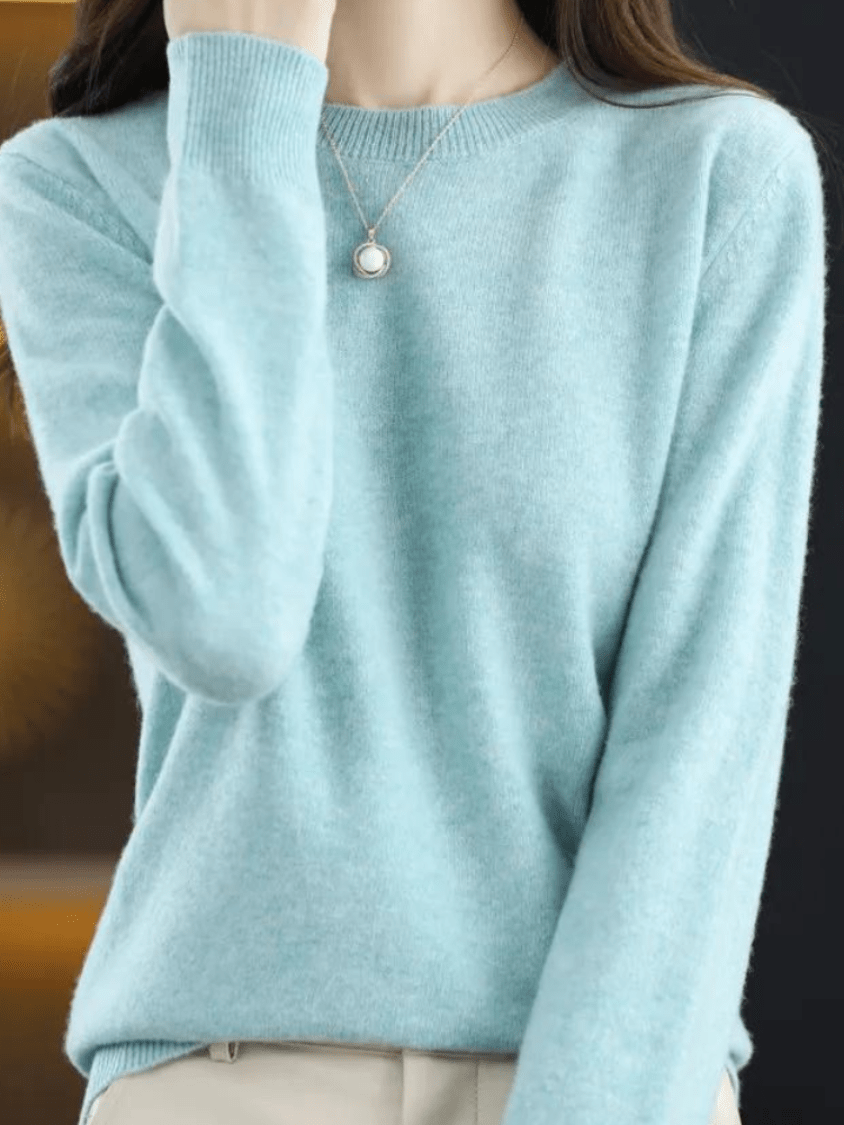 Levoire | Pull doux et stylé à manches longues confortable et tendance Bleu ciel