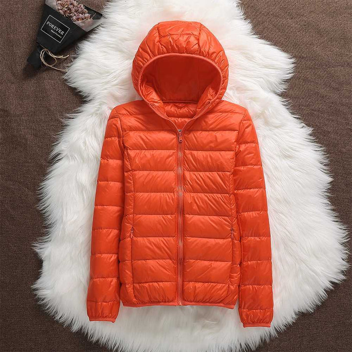 Levoire | Veste Femme Décontractée Imperméable Orange