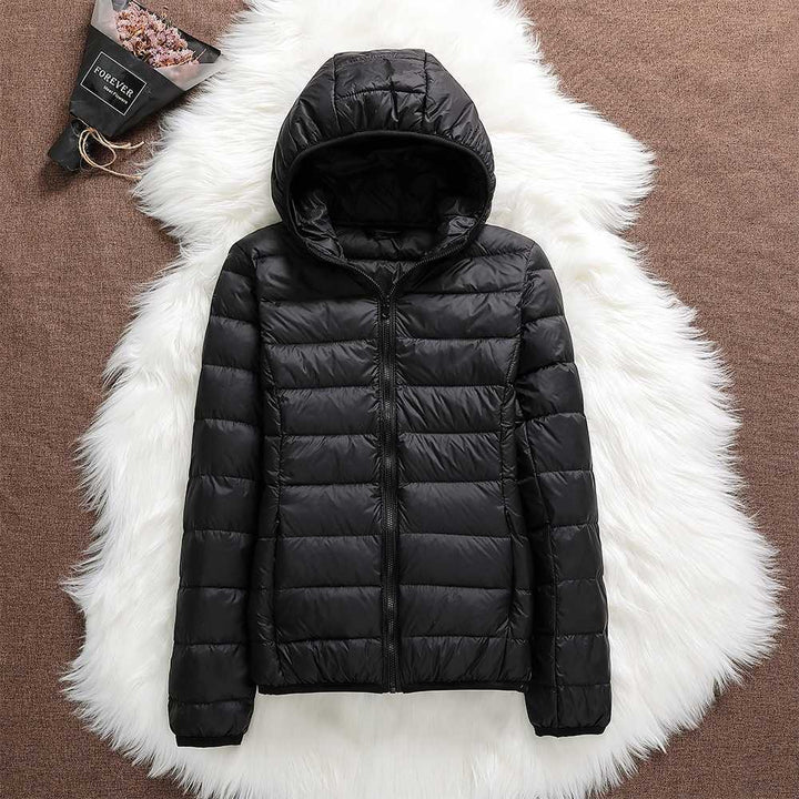 Levoire | Veste Femme Décontractée Imperméable Noir
