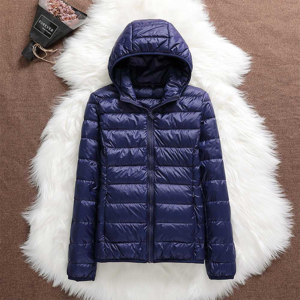 Levoire | Veste Femme Décontractée Imperméable Bleu foncé