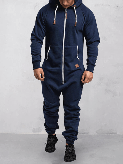 Levoire | Combinaison Sport Capuche Homme Bleu