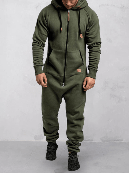 Levoire | Combinaison Sport Capuche Homme Vert