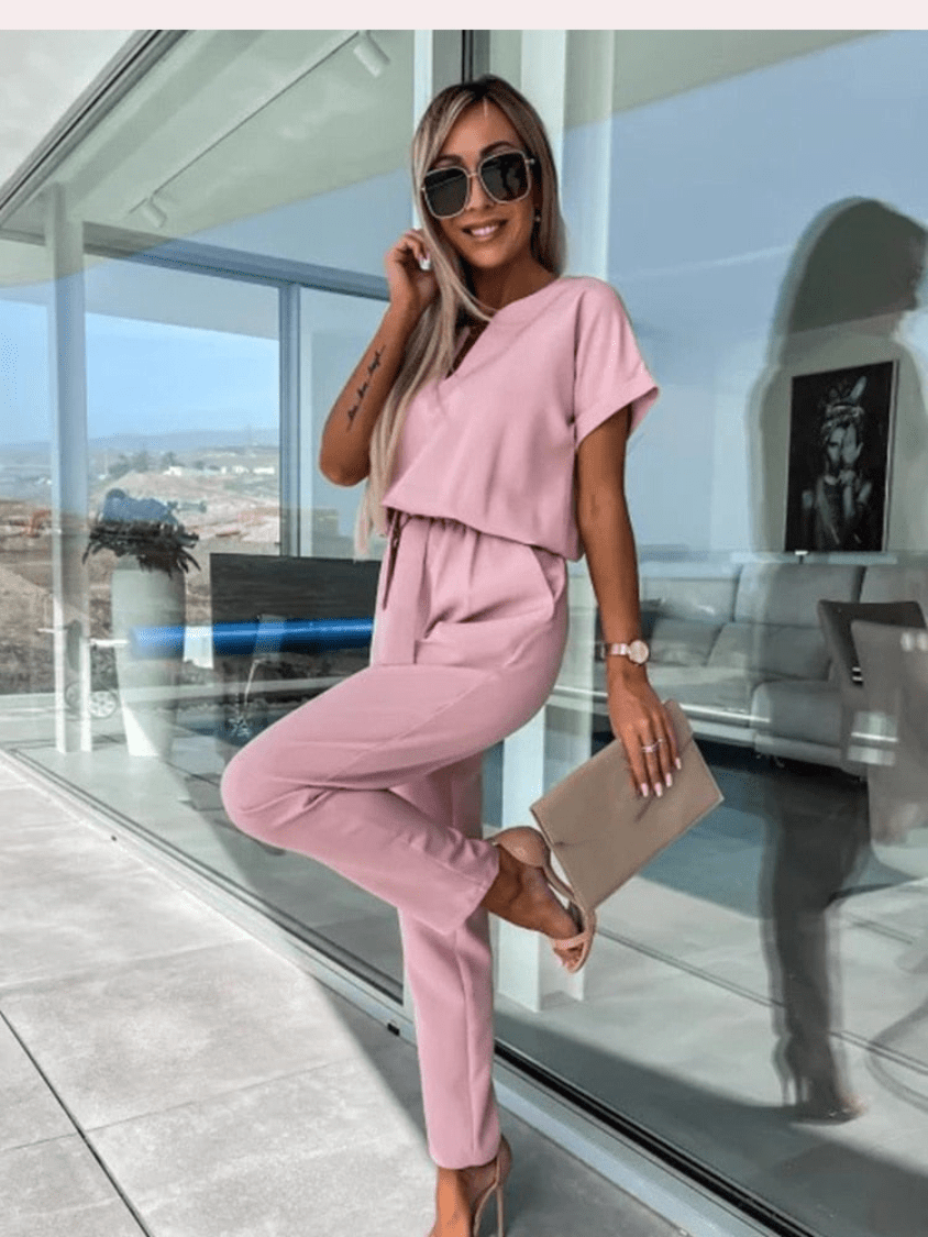 Levoire | Vêtements Femme Combinaison Décontractée Élégante Rosa
