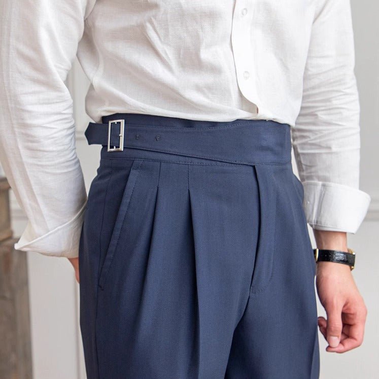 Levoire | Pantalon Simple Pour Tenues Décontractées bleu marine