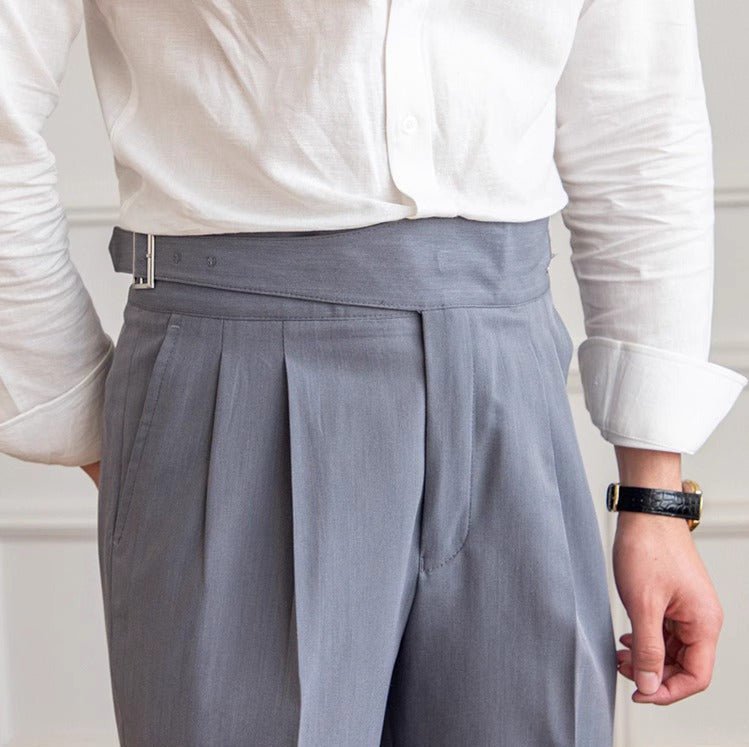 Levoire | Pantalon Simple Pour Tenues Décontractées grise schiste