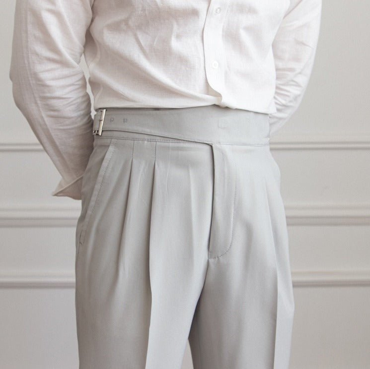Levoire | Pantalon Simple Pour Tenues Décontractées Gris glaciaire