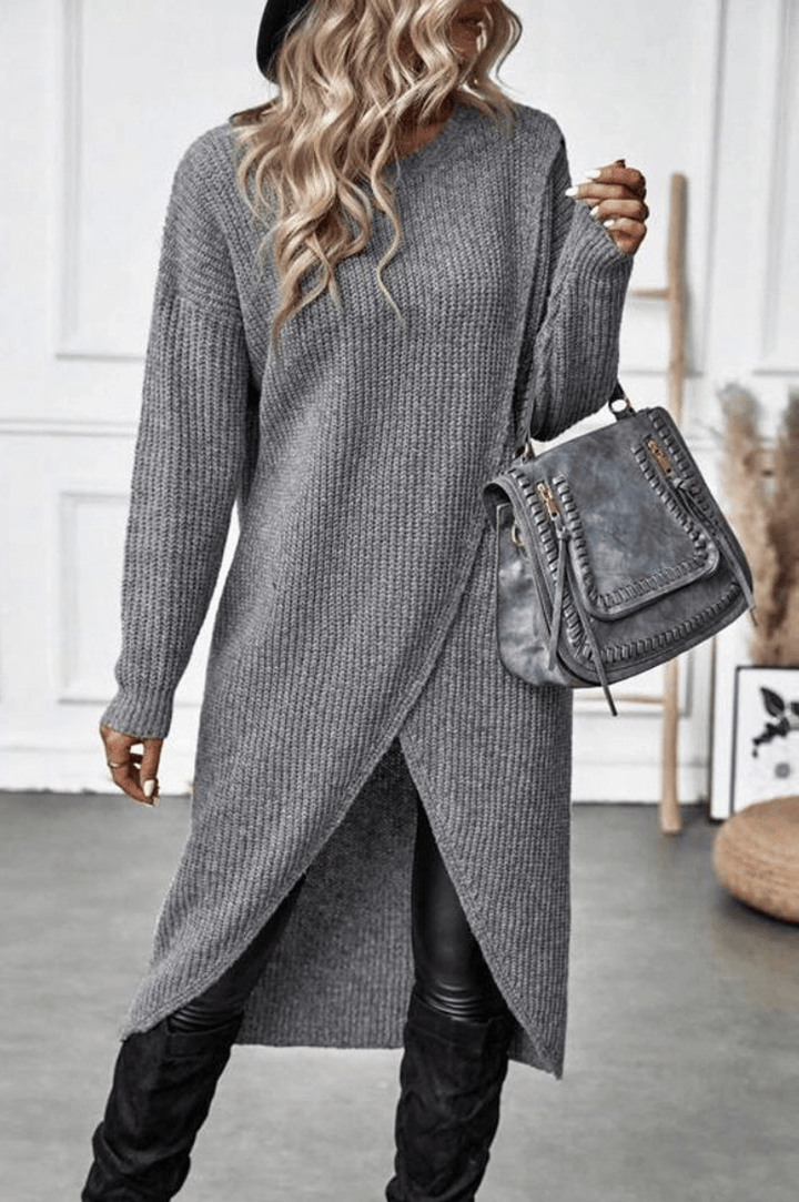 Levoire | Femmes Pull Long en Tricot Confortable & Tendance