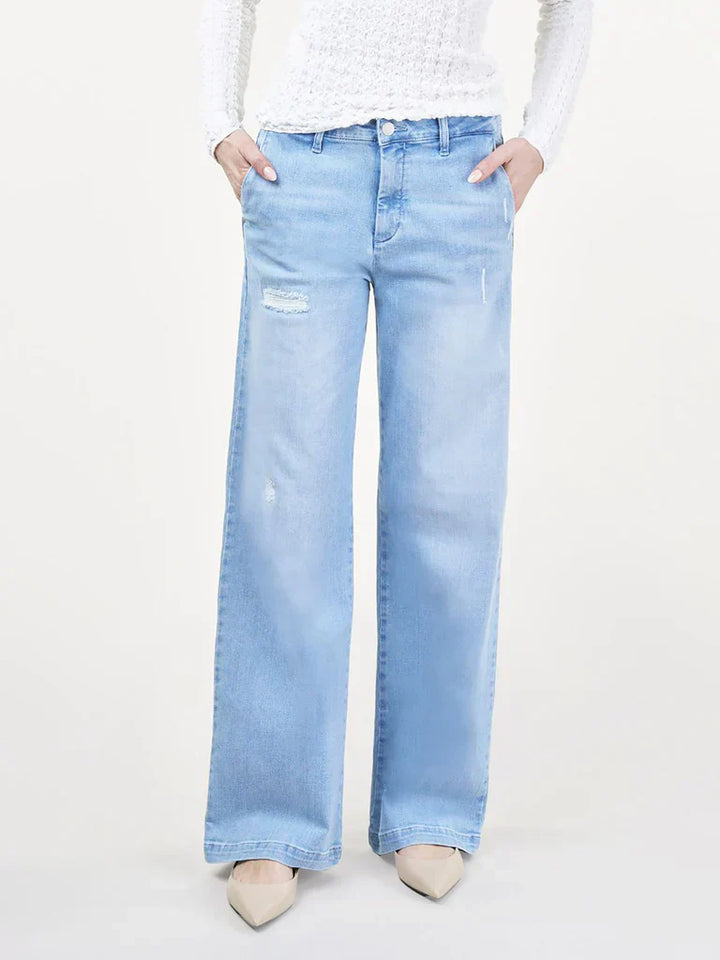 Levoire | Large Jambe Bleu Ensoleillé Détruit Bleu ensoleillé