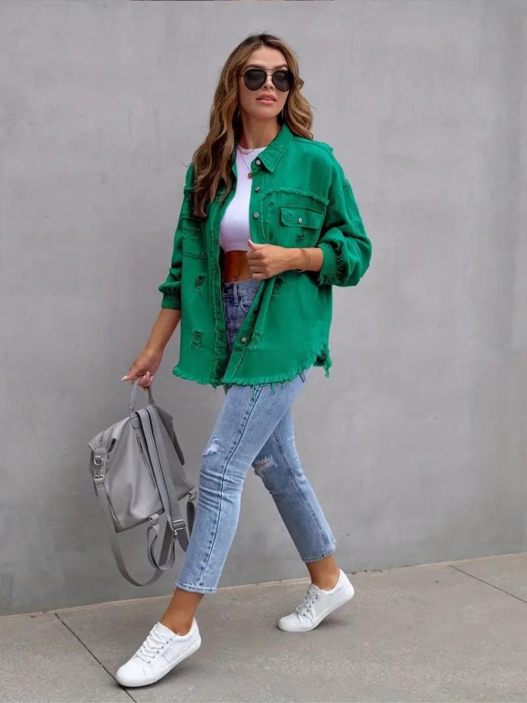 Levoire | Veste En Jean Pour Femmes De Grande Taille