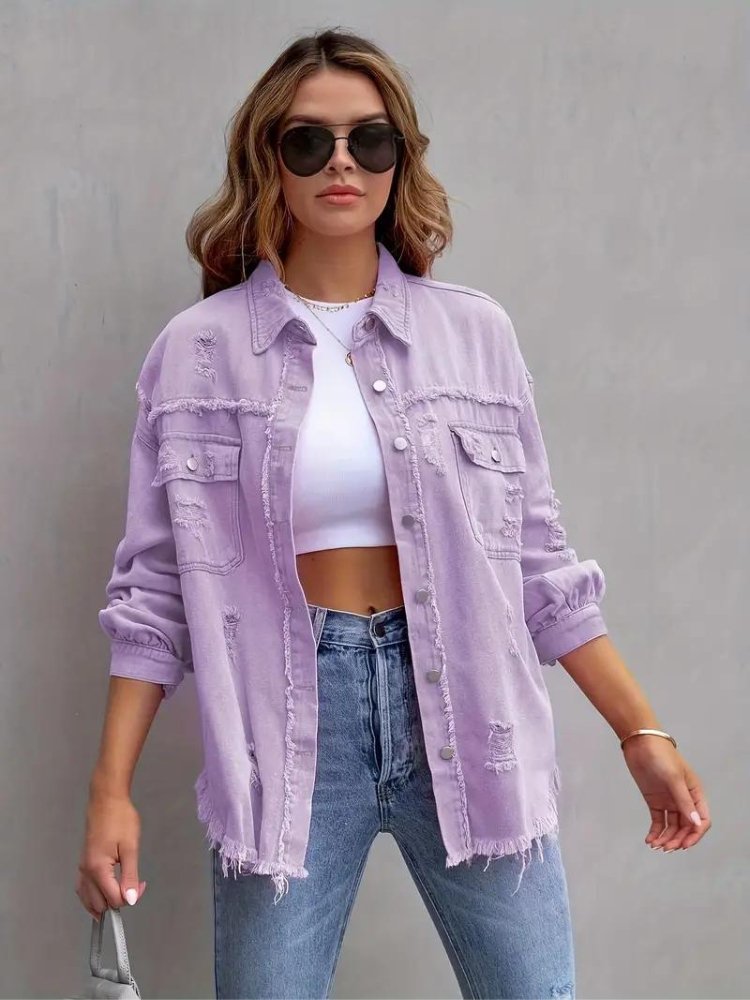 Levoire | Veste En Jean Pour Femmes De Grande Taille